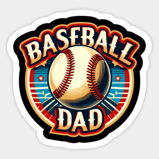 Baseball Dad Sticker